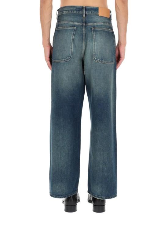  선플라워 데님 팬츠 슈퍼 와이드 진 블루 - SUNFLOWER