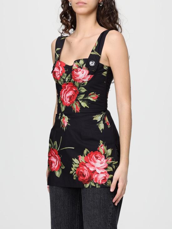 26SS 돌체앤가바나 민소매 티셔츠 F7BB8THS5UT HN5ZN Multicolor - DOLCE & GABBANA