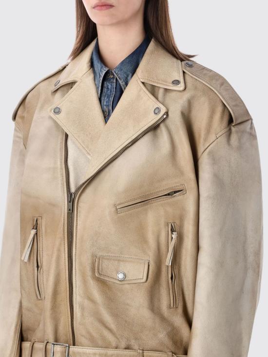 26SS 골든구스 바이커 자켓 GUP02535P002304 15155 Beige - GOLDEN GOOSE