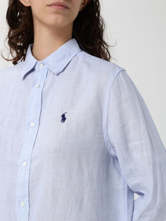 26SS 폴로 랄프로렌 포니 자수 리넨 셔츠 (211970730009) 211970730 503 Blue 2 - POLO RALPH LAUREN