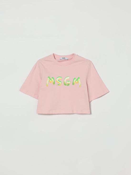 26SS [키즈] 엠에스지엠 티셔츠 S6MSJGTH002 MS076 Pink