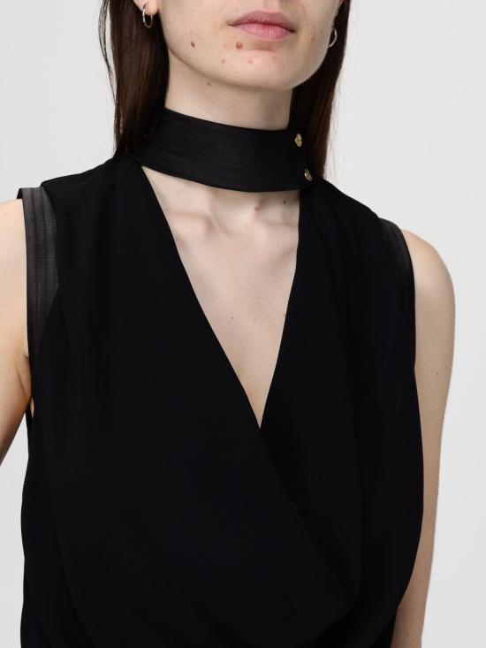 26SS 엘리자베타프랜치 민소매 티셔츠 CA13461E2 110 Black - ELISABETTA FRANCHI