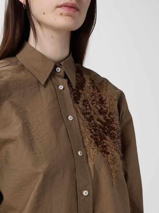 26SS 브루넬로 쿠치넬리 셔츠 M0F79RJ916 C9266 Sand - BRUNELLO CUCINELLI