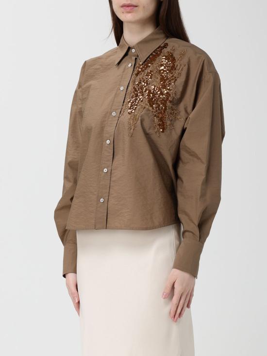 26SS 브루넬로 쿠치넬리 셔츠 M0F79RJ916 C9266 Sand - BRUNELLO CUCINELLI