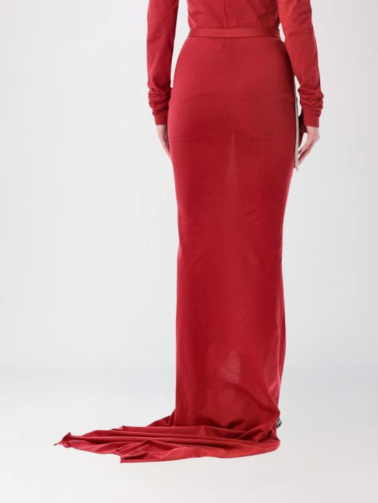 26SS 몽클레어 롱 스커트 MU01F8H0289AHD 46E Red - MONCLER