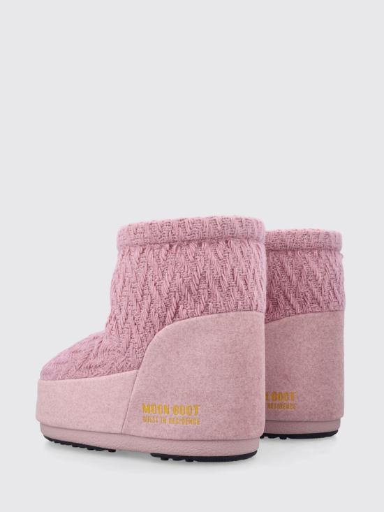 26SS 문부츠 아이콘 나일론 로우 부츠 80D1409750 J038 Pink - MOON BOOT