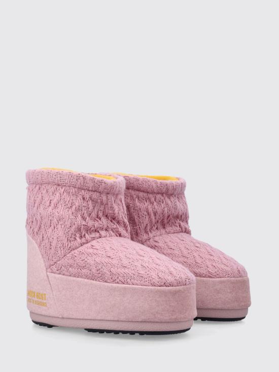 26SS 문부츠 아이콘 나일론 로우 부츠 80D1409750 J038 Pink - MOON BOOT