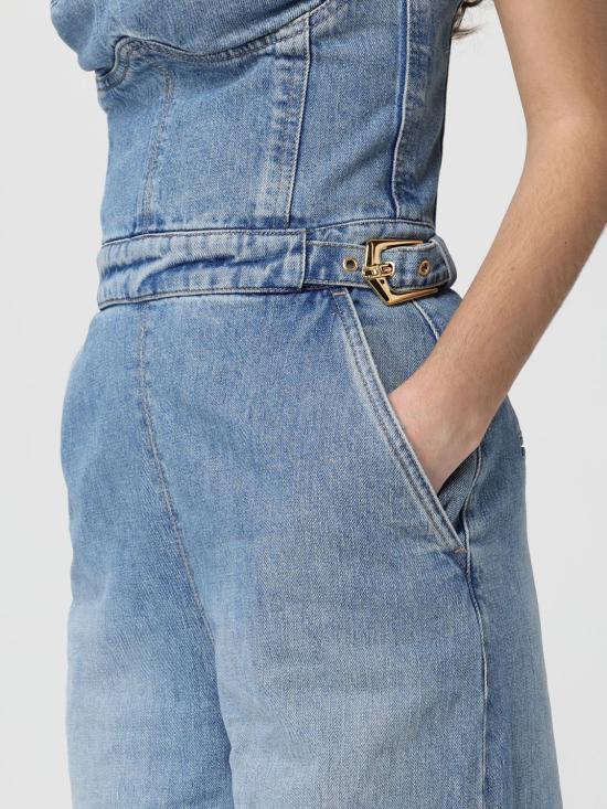 26SS 엘리자베타프랜치 점프수트 TJ46I61E2 139 Blue - ELISABETTA FRANCHI