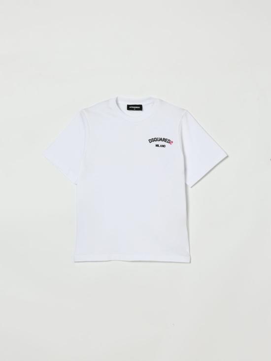 26SS [키즈] 디스퀘어드2 티셔츠 DQ3169D0AAP DQ100 White