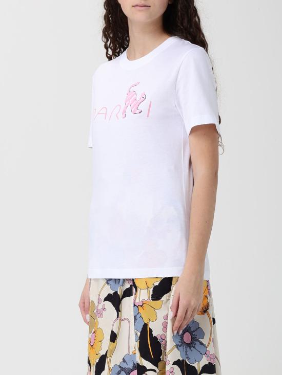 26SS 마르니 반팔 티셔츠 THJE0293S3USCY84 LOW01 White - MARNI