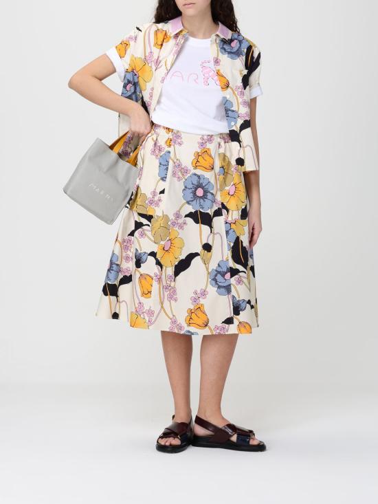 26SS 마르니 반팔 티셔츠 THJE0293S3USCY84 LOW01 White - MARNI