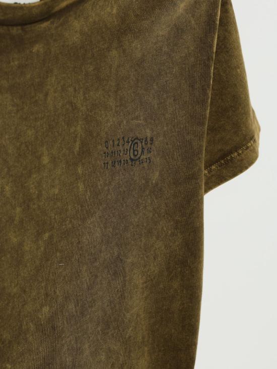 26SS [키즈] MM6 메종마르지엘라 티셔츠 M60985MM07Q M6514 Green - MM6 MAISON MARGIELA