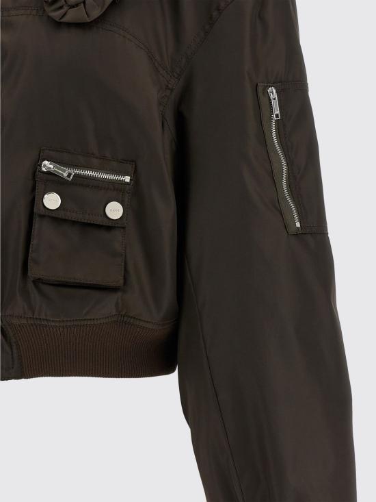 26SS 가니 나일론 봄버 자켓 A1010046 ZWX Brown - GANNI