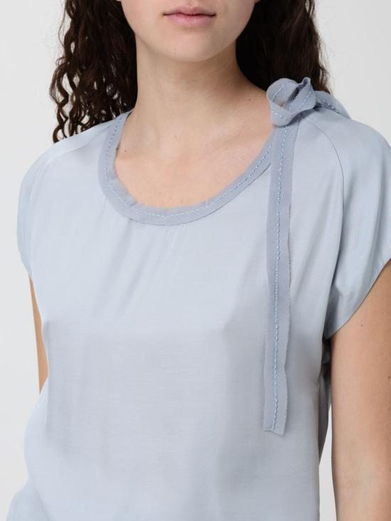 26SS 핑코 반팔 티셔츠 106267A32U E87 Blue - PINKO