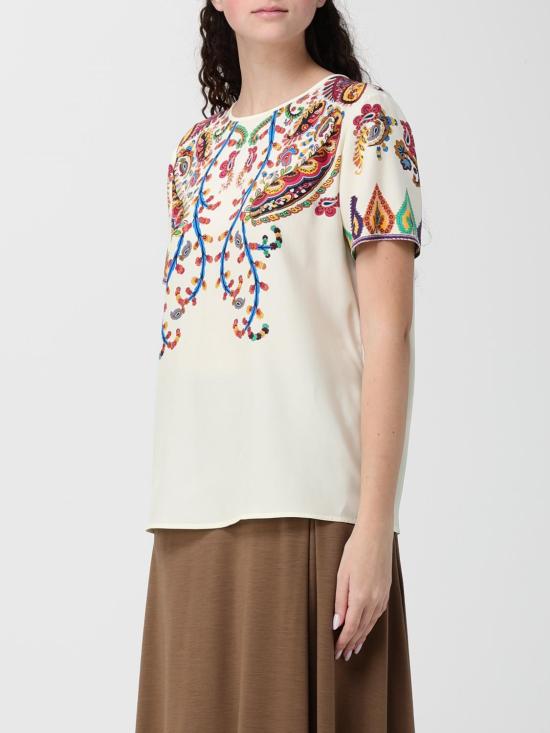 26SS 에트로 반팔 티셔츠 WRJA0025AKG21 X0800 White - ETRO