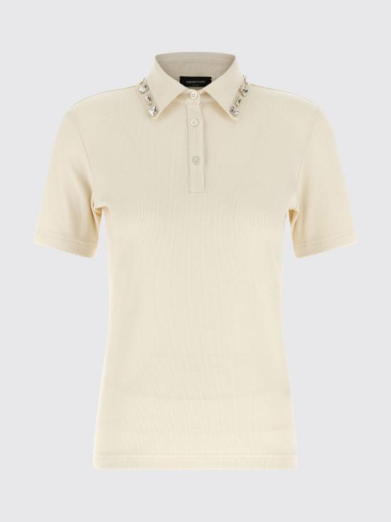 26SS 파비아나 필리피 폴로 티셔츠 JED266F138L908 0145 Beige - FABIANA FILIPPI