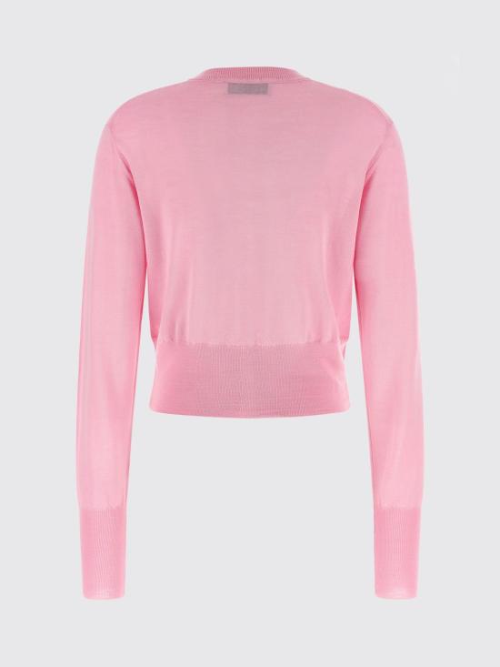 26SS 비비안웨스트우드 베아 크롭드 가디건 1803002UY001A G401 Pink - VIVIENNE WESTWOOD