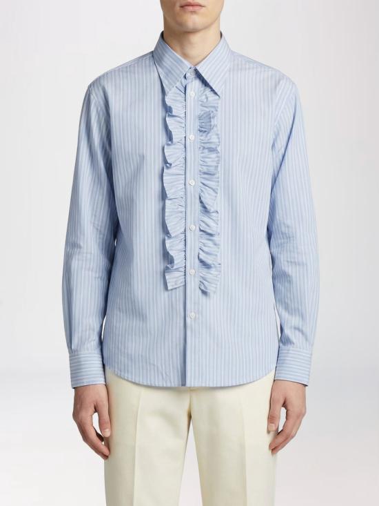 26SS 아미 긴팔 셔츠 HSH820CO0219 4844 Blue