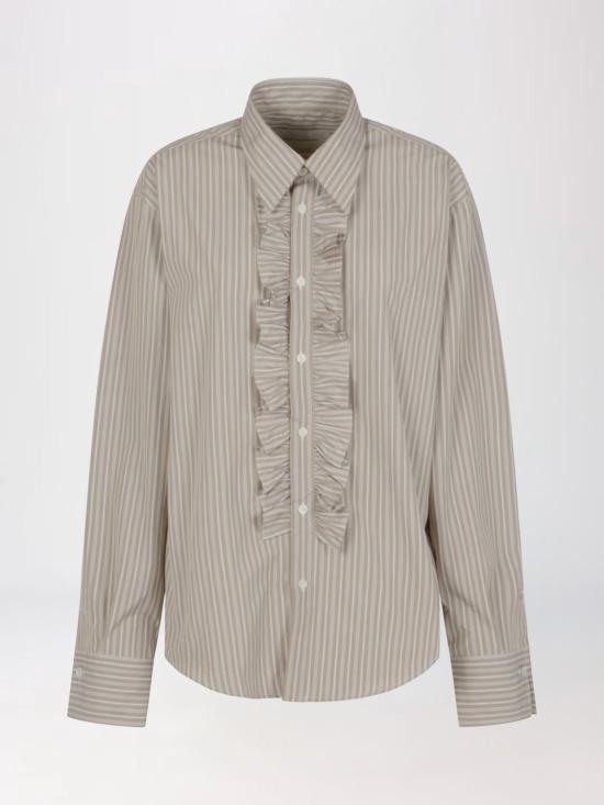 26SS 아미 긴팔 셔츠 HSH820CO0219 A040 Beige - AMI