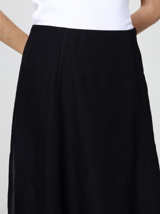 26SS 브루넬로 쿠치넬리 롱 스커트 MF940G3877 C101 Black - BRUNELLO CUCINELLI