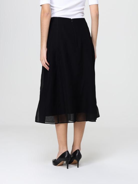 26SS 브루넬로 쿠치넬리 롱 스커트 MF940G3877 C101 Black - BRUNELLO CUCINELLI