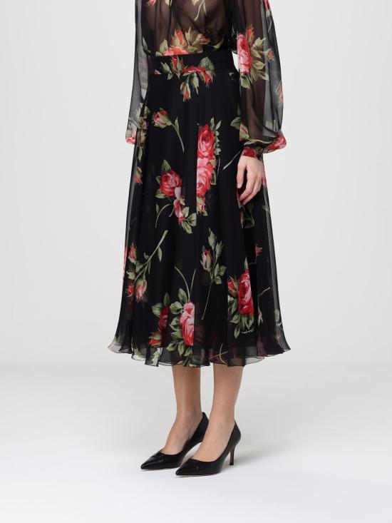 26SS 돌체앤가바나 롱 스커트 F4CSOTIS11F HN5ZN Black - DOLCE & GABBANA