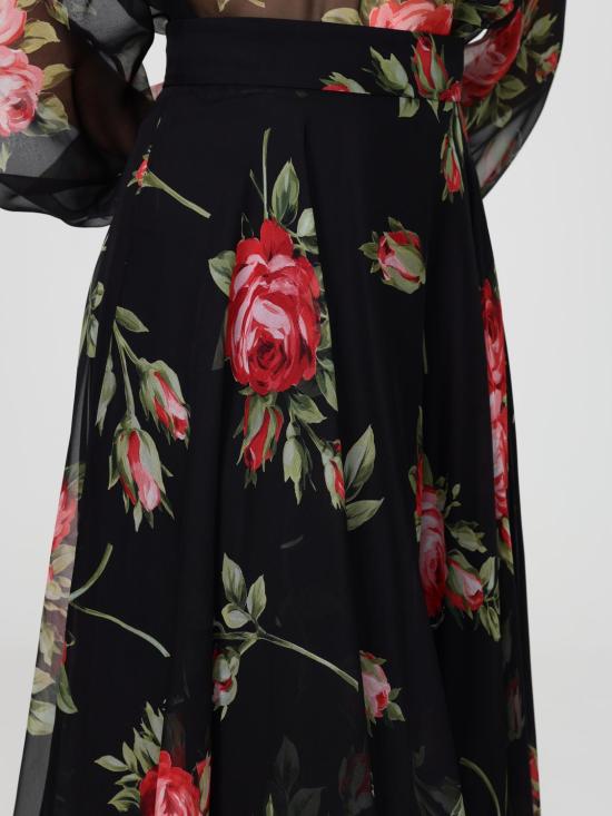 26SS 돌체앤가바나 롱 스커트 F4CSOTIS11F HN5ZN Black - DOLCE & GABBANA