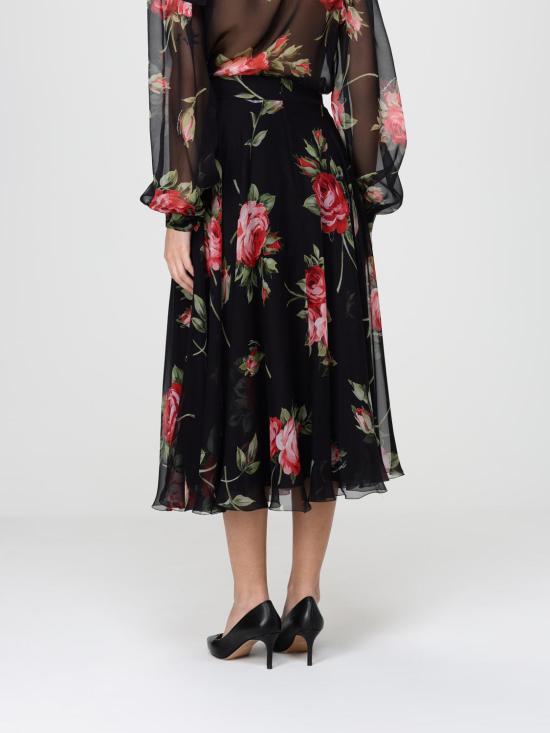 26SS 돌체앤가바나 롱 스커트 F4CSOTIS11F HN5ZN Black - DOLCE & GABBANA