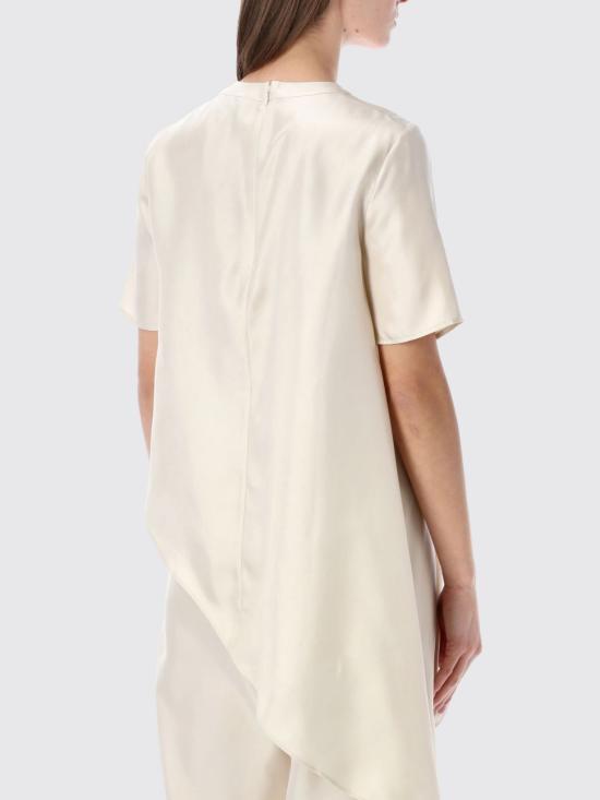 26SS 루루 스튜디오 반팔 티셔츠 MADEA IVORY White - LOULOU STUDIO