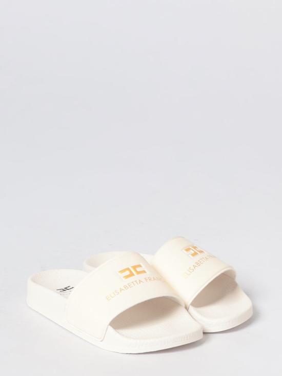 26SS [키즈] 엘리자베타프랜치 플립플랍 F4A0 E0607 1745698 Yellow Cream - ELISABETTA FRANCHI