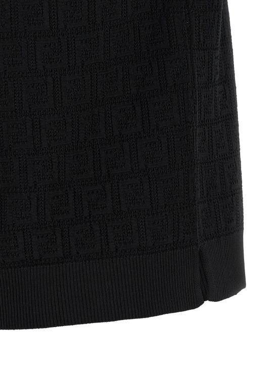 26SS 펜디 FF 코튼 비스코스 스웨터 FZXD57AUZRF0GME - FENDI