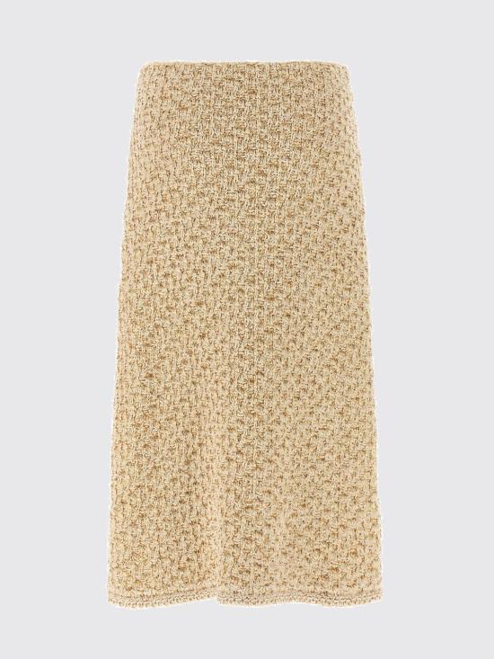 26SS 파비아나 필리피 롱 스커트 GND266F388L741 VR1 Beige - FABIANA FILIPPI