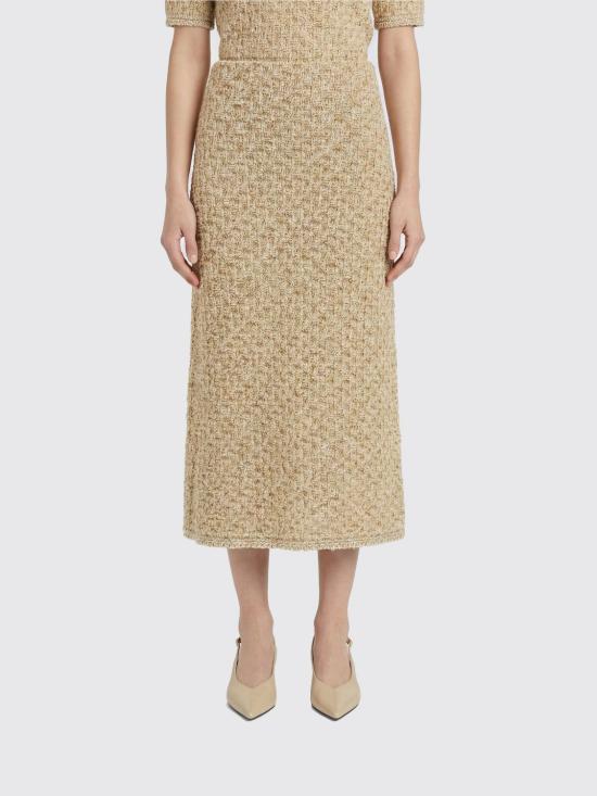 26SS 파비아나 필리피 롱 스커트 GND266F388L741 VR1 Beige