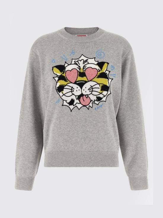 26SS 겐조 스웨터 FG52PU7443LO 93 Grey - KENZO