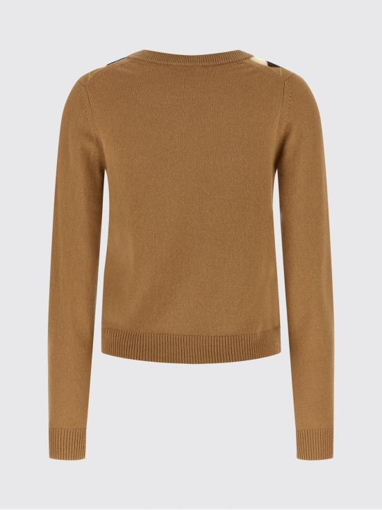 26SS 가니 아가일 프린트 가디건 A1070055 02Q Beige - GANNI