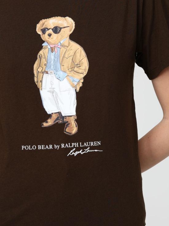 26SS 폴로 랄프로렌 반팔 티셔츠 211A96599 001 Brown - POLO RALPH LAUREN