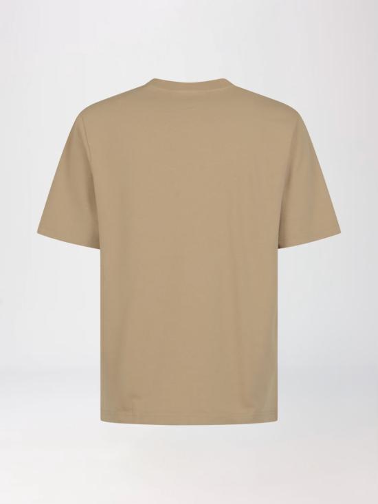 26SS 메종키츠네 드레스드 폭스 컴포트 티셔츠 QM00101KJ7025 0429 Brown - MAISON KITSUNE