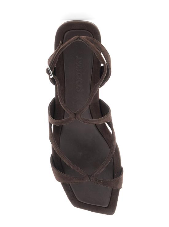 26SS 지미추 샌들 AYLAFLATSUECHOCOLATE Brown - JIMMY CHOO