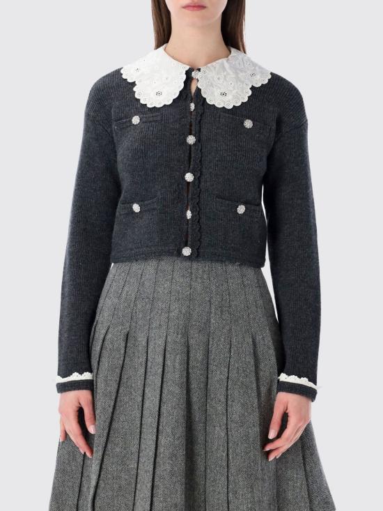 26SS 셀프 포트레이트 스웨터 RS26121CBGR Grey