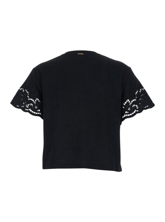 26SS 트윈셋 반팔 티셔츠 261TP244000006 Black - TWINSET