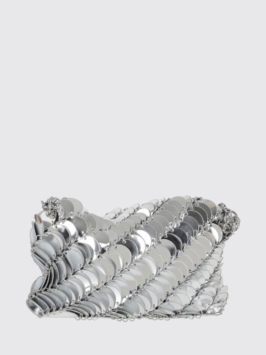 26SS 파코라반 클러치/파우치 26PSS0486CLF265 P040 Silver - PACO RABANNE