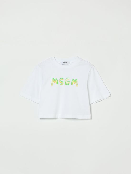 26SS [키즈] 엠에스지엠 티셔츠 S6MSJGTH002 001 White