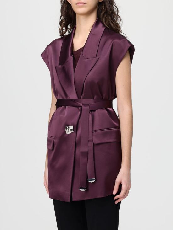 26SS 핑코 베스트 106585A1Y5 R57 Burgundy - PINKO