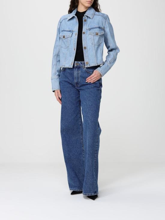 26SS 발망 데님 자켓 GF1TC215DG11 6FC Blue - BALMAIN