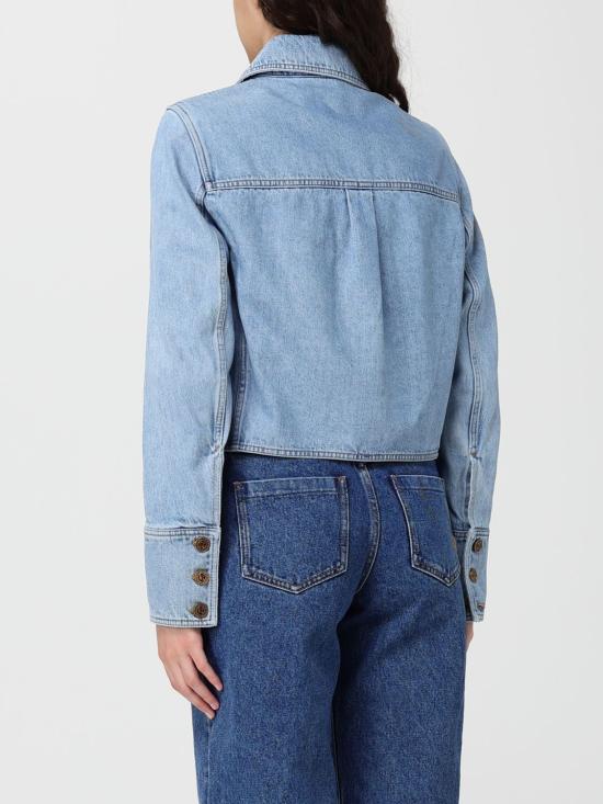 26SS 발망 데님 자켓 GF1TC215DG11 6FC Blue - BALMAIN