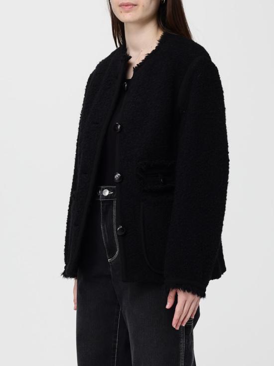 26SS 이자벨마랑 maylin 울 부클렛 트위드 재킷 MA0521FAD1E03I 01BK Black - ISABEL MARANT