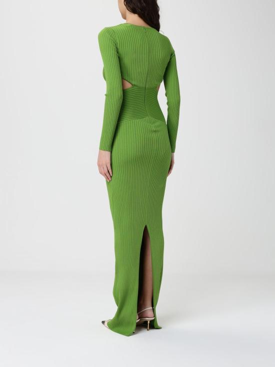 26SS 엘리자베타프랜치 롱 원피스 AM17S61E2 EV3 Green - ELISABETTA FRANCHI