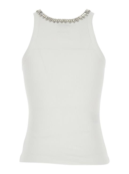 26SS 핑코 민소매 티셔츠 107303A3I5Z14 White - PINKO