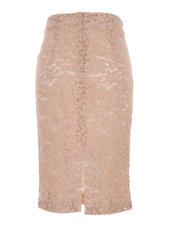 26SS 플레인 미디 스커트 9921F2652ROSAPOLVERE Pink - PLAIN