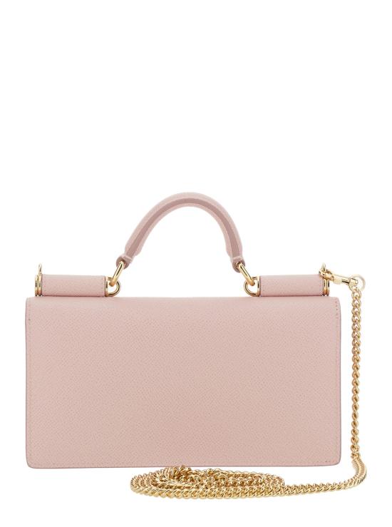 26SS 돌체앤가바나 Dauphine-print calfskin 미니백 BI3280A10018H402 Pink - DOLCE & GABBANA